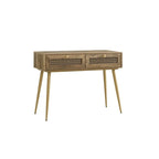 41.9 Wood 2-Drawer Entryway Console Table