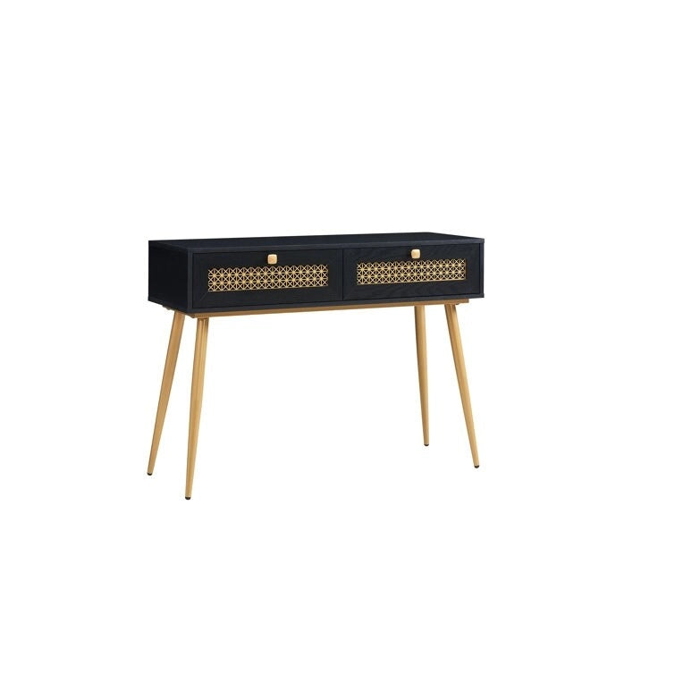 41.9 Wood 2-Drawer Entryway Console Table