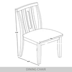 CraftPorch Contemporary Modern 7-piece Wooden Dining Set