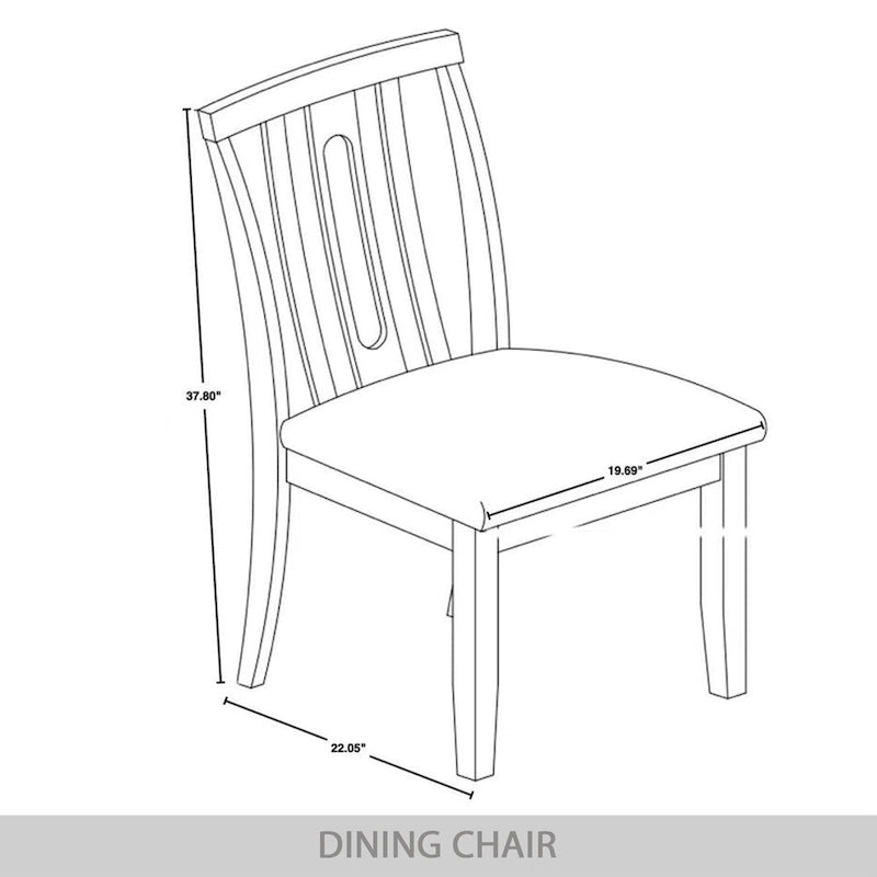 CraftPorch Contemporary Modern 7-piece Wooden Dining Set