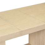 Contemporary 6-Piece 78inch Extendable Pedestal Dining Table Set