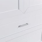 64 Tall Bathroom Storage Cabinet with Two Doors, Drawers