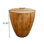 Vintage Style Bucket Shaped Coffee Table