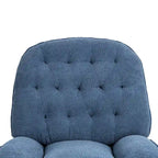 Modern Chenille 360-Degree Swivel Recliner, Set of 1