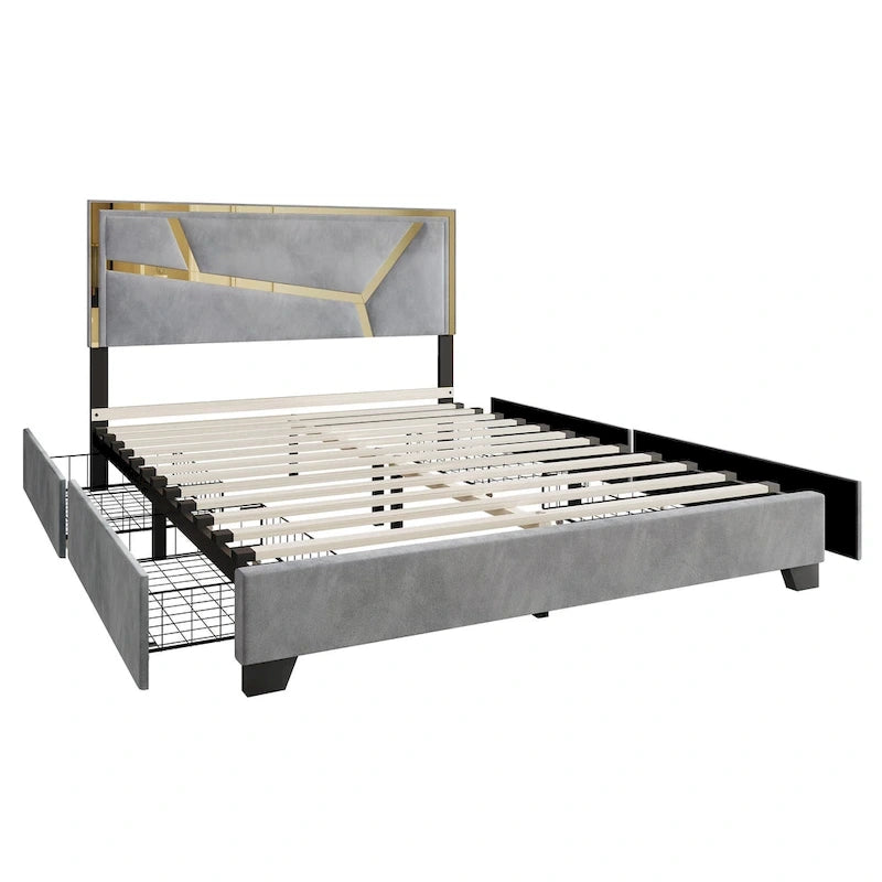 CraftPorch Elegance Platform Bed