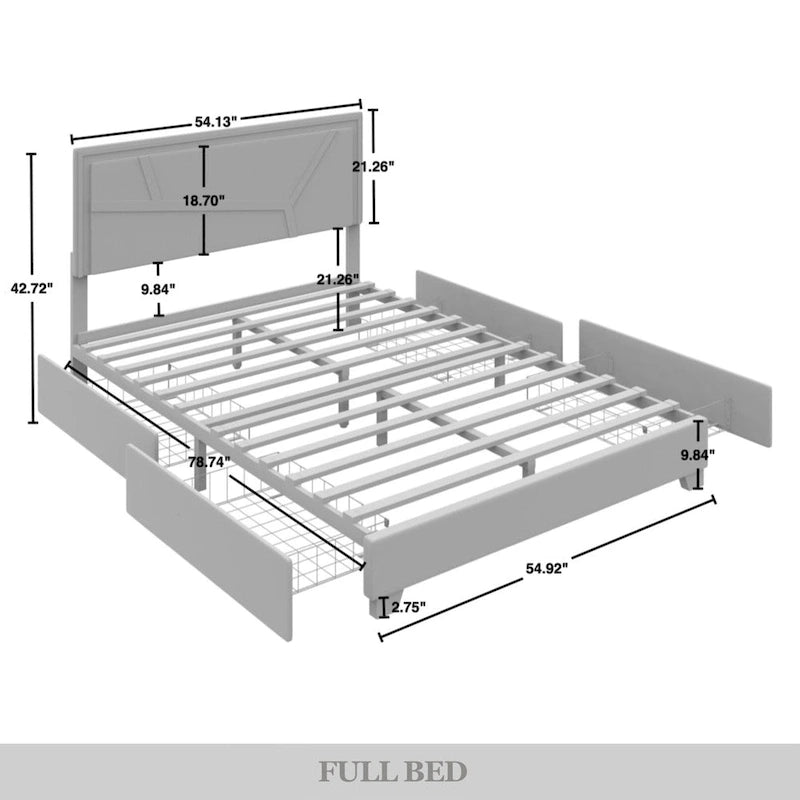 CraftPorch Elegance Platform Bed
