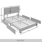 CraftPorch Elegance Platform Bed