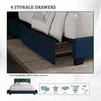 CraftPorch Elegance Platform Bed