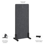 Bush Business Furniture 24W x 55H Freestanding Privacy Screen