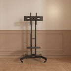 Universal Swivel TV Stand for 32-80 inch TVs, Height Adjustable Table Top TV Stand Mount with Tilt, Max VESA 600x400mm