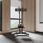 Universal Swivel TV Stand for 32-80 inch TVs, Height Adjustable Table Top TV Stand Mount with Tilt, Max VESA 600x400mm