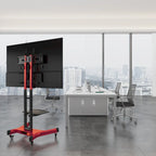 Universal Swivel TV Stand for 32-80 inch TVs, Height Adjustable Table Top TV Stand Mount with Tilt, Max VESA 600x400mm