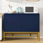 Minimalist & Luxury Cabinet 2 Door Sideboard with Metal Legs