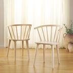 SAFAVIEH Home Blanchard 18-inch Curved Spindle Side Chair [SET of 2] - 21W x 21D x 30H