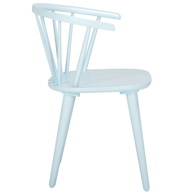 SAFAVIEH Home Blanchard 18-inch Curved Spindle Side Chair [SET of 2] - 21W x 21D x 30H
