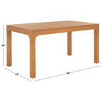 SAFAVIEH Elouise Rectangle Dining Table - 60 L x 34 W x 30 H - 60Wx34Dx30H