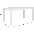 SAFAVIEH Elouise Rectangle Dining Table - 60 L x 34 W x 30 H - 60Wx34Dx30H