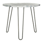 SAFAVIEH Lozka Wood Top Grey / White Wash Dining Table - 39.4 x 35.4 x 29.9 - 39Wx35Dx30H